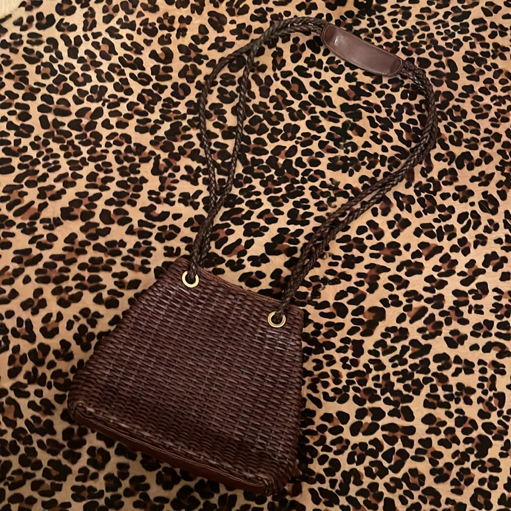 Cee Klein Woven Leather Crossbody Bag - Picture 3 of 13